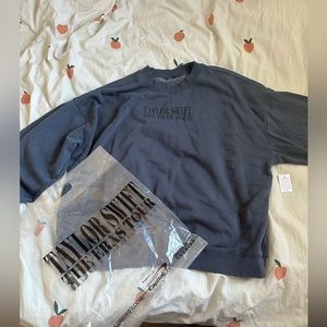 Taylor Swift Eras Tour Blue Crewneck Size 2XL NWT